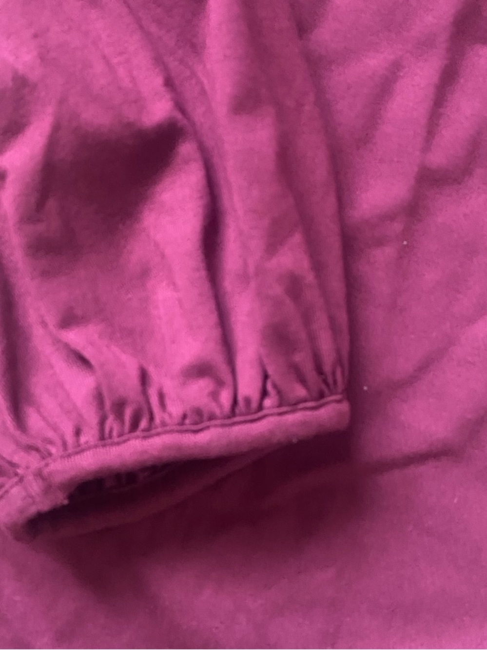 Boden Women’s Burgundy Wrap-Style Long Sleeve Top Size 8 - Picture 7 of 12